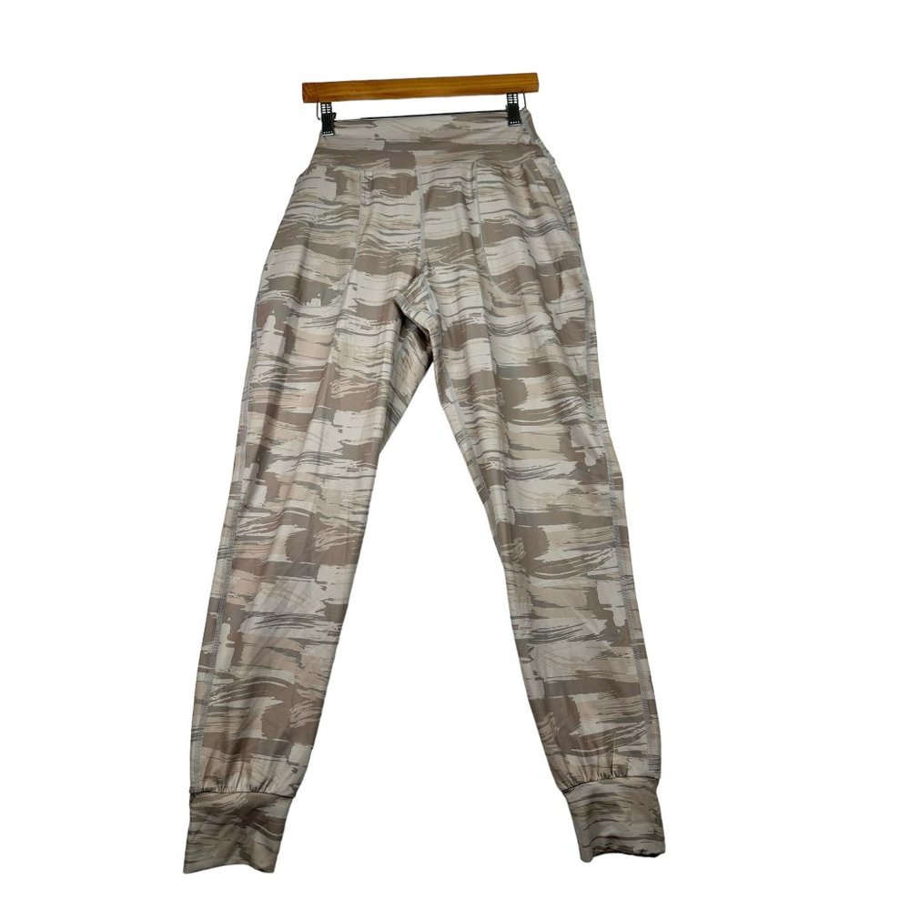 Alphalete Jogger Desert Canvas Camo Jogger size Small Tan